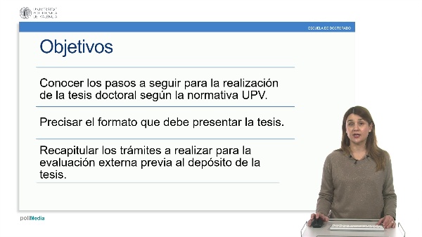 Realizaci�n de la tesis doctoral