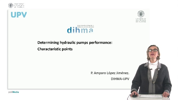 Determining hydraulic pumps performance:  Characteristic points