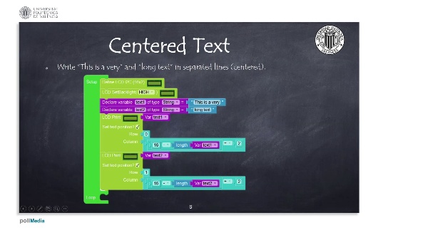 Programming Example: Centered Text