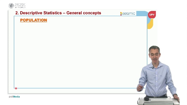 Descriptive statistics. General concepts