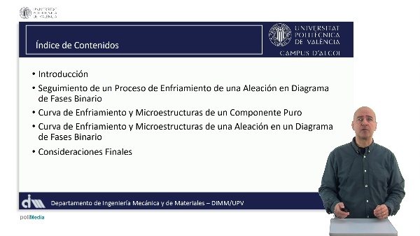 Diagramas de fases. Curvas de enfriamiento y microestructuras