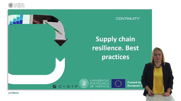 Supply chain resilience. Best practices.