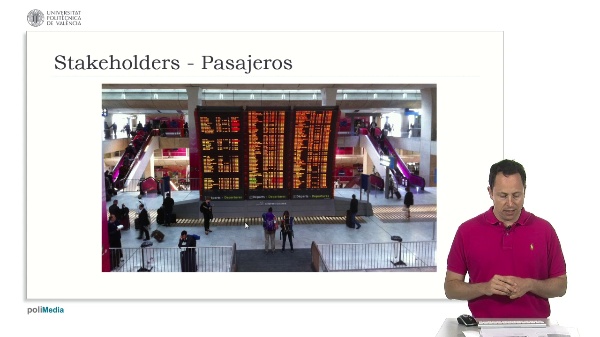 Stakeholders: pasajeros