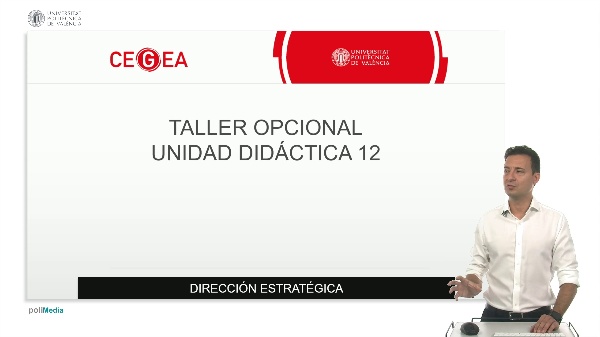Direccin Estratgica - Taller Obligatorio Unidad Didctica 12