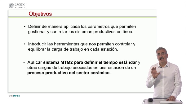 Equilibrado del flujo productivo. Definici�n de tiempos con MTM2.