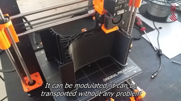 Vigas modulares impresas en 3D ensamblables sin encofrados