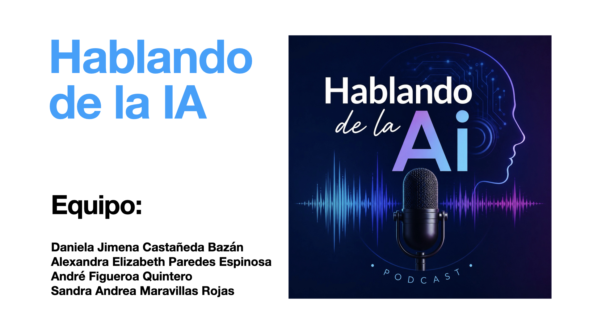 Hablando de la IA