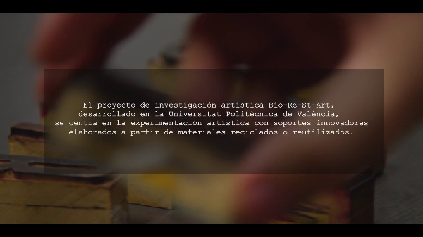 Bio-Re-St-Art II . PROPUESTA ARTE-CIENCIA PAID-06-23