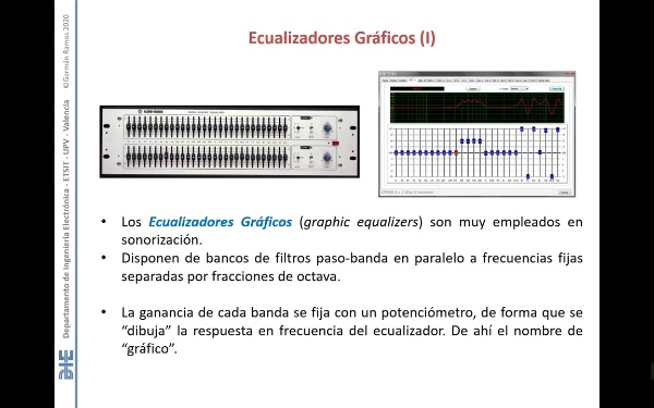 4 - Procesado Espectral (II) - Ecualizadores Grficos