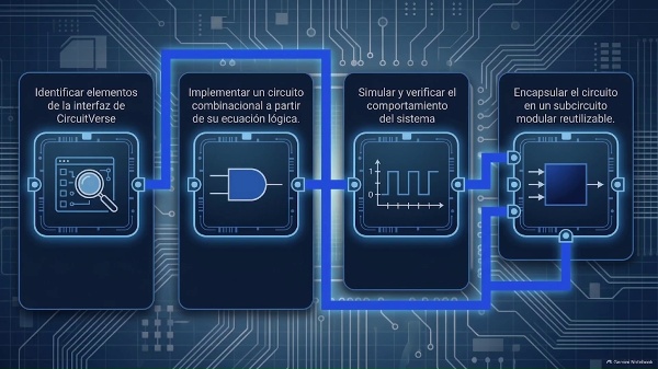 Simulaci�n l�gica con CircuitVerse