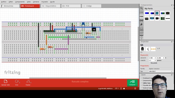 Diseño en Fritzing un PCB para programación de Arduino a través de Bluetooth con HC-05