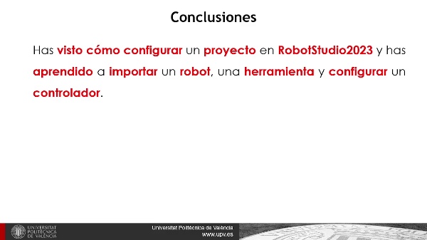 RobotStudio2023: configuración de un robot y su herramienta
