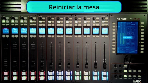 Estudio de Radio EPSG - Configuraci�n de la mesa AEQ FORUM IP Plus
