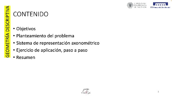 GEOMETR�A DESCRIPTIVA - ARANDELA EN AXONOM�TRICO