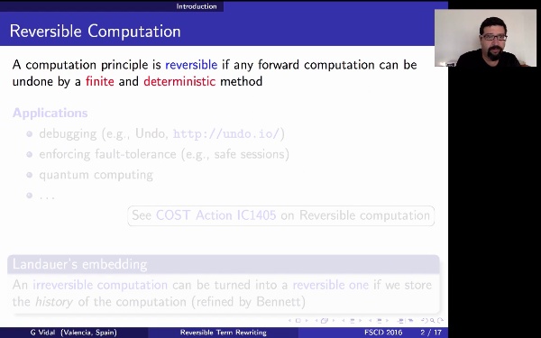 Reversible Term Rewriting (FSCD'16)
