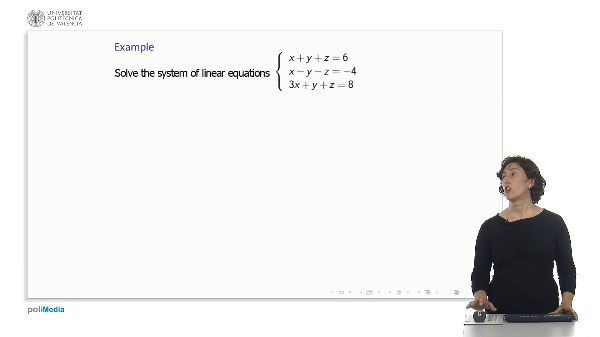 Examples of systems of linear equations with parameters using the Gauss method