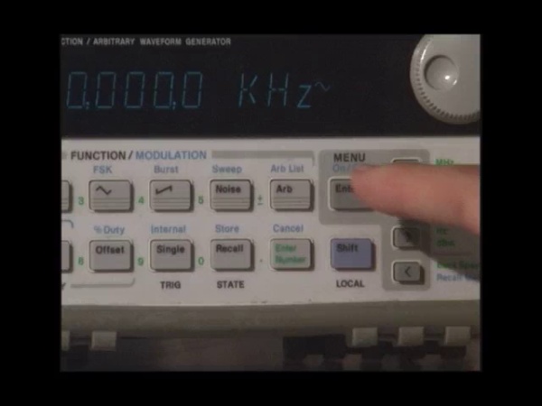 Generador de funciones HP33120A