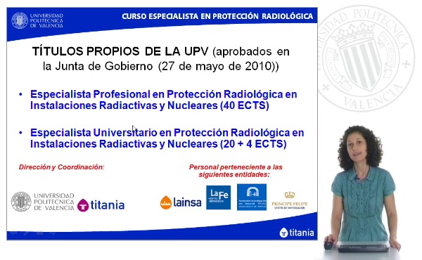 Presentación Nuevo Título Especialista en Protección Radiológica en Instalaciones Radiactivas y Nucleares