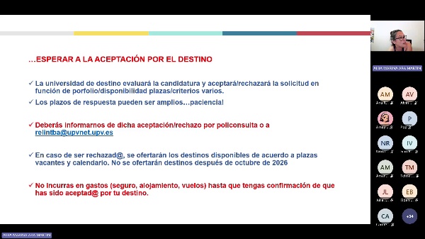Charla informativa documentaci�n estancias Erasmus 26/27 15/07/2026