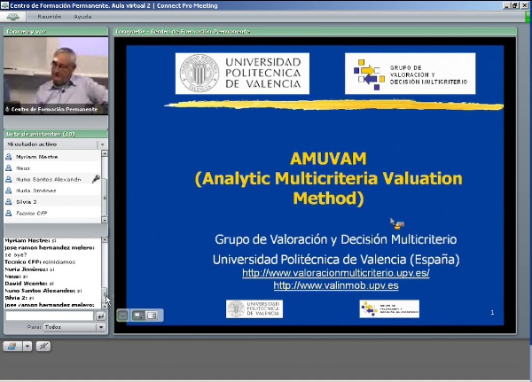 AMUVAM. Analytic Multicriteria Valuation Method