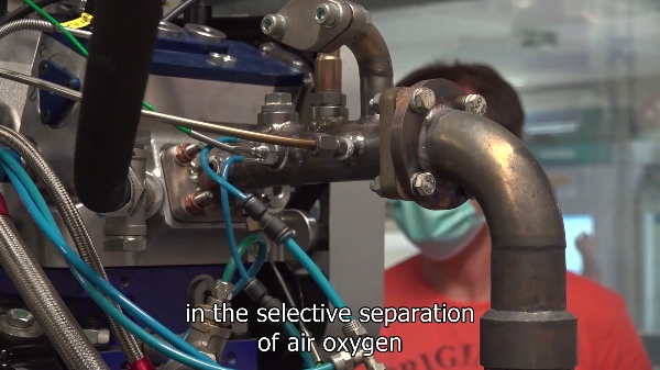 Motor de combustión interna sin emisión de gases nocivos para la salud (NOx) ni CO2