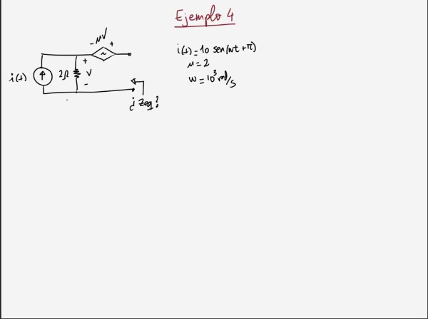 Teoría de Circuitos 1. Lección 6. 5-5 Cálculo de impedancia equivalente R,L,C con fuentes independientes