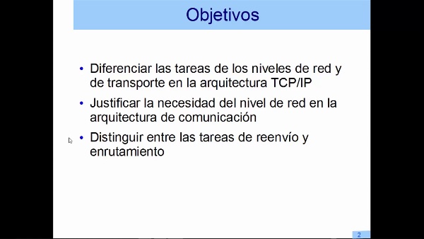 El nivel de red en la arquitectura TCP/IP