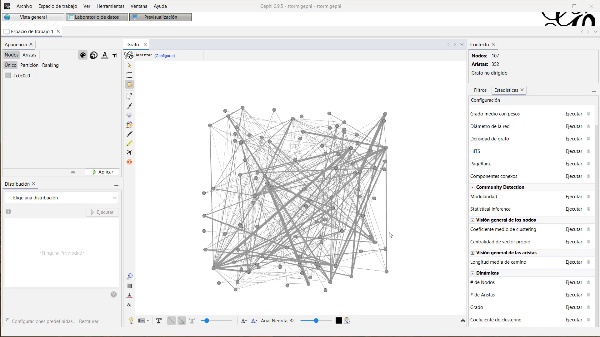 Gephi: proceso de análisis de una red