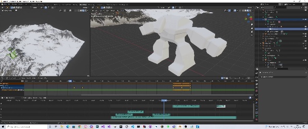 Trabajo 2 AGM: Modelado y animación con Blender