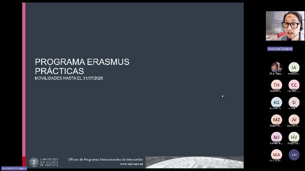 Sesin Informativa Movilidad Erasmus Prcticas (Semana Internacional Intercambio 2025)
