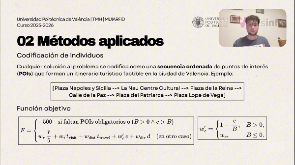 Optimizacin de rutas tursticas en la ciudad de Valencia (mp4) - TMH