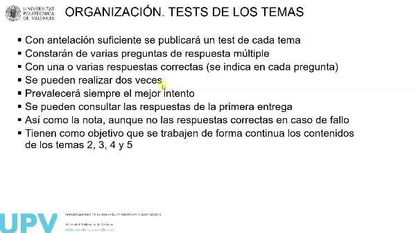 Presentaci�n de la asignatura de Automatizaci�n de M�quinas y Procesos