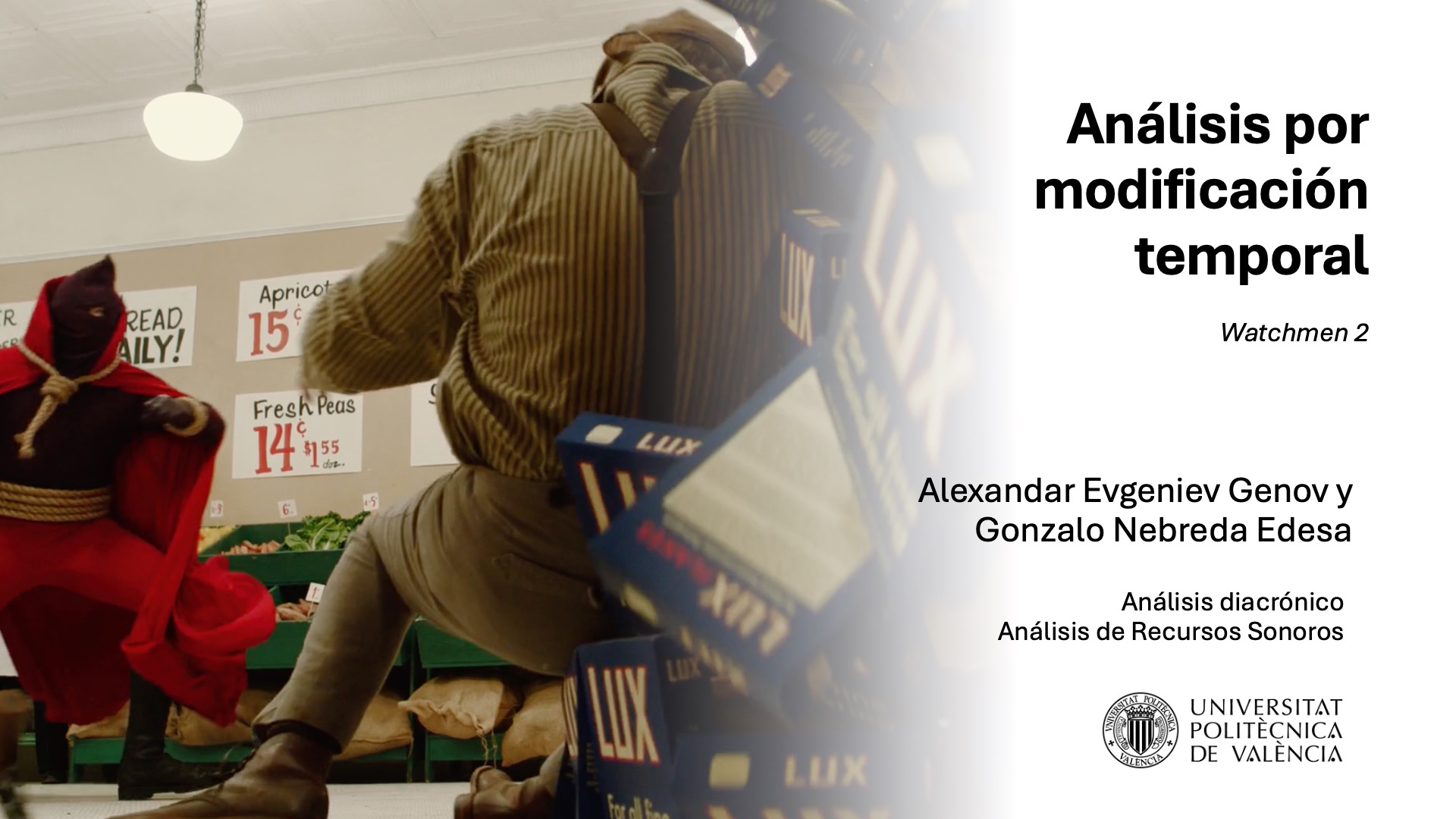 An�lisis por modificaci�n temporal