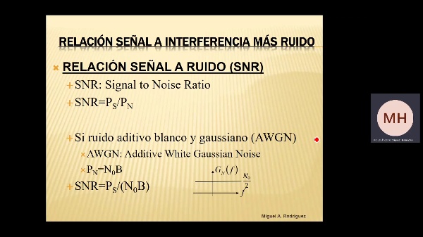 Cálculo de la relación señal a interferencia más ruido (SINR)
