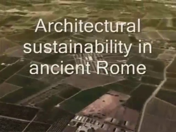 Architectural Sustainability in anciente Rome: Domus Horta Vella