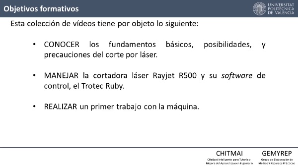 CORTE L�SER EN LA RAYJET R500. INTRODUCCI�N.