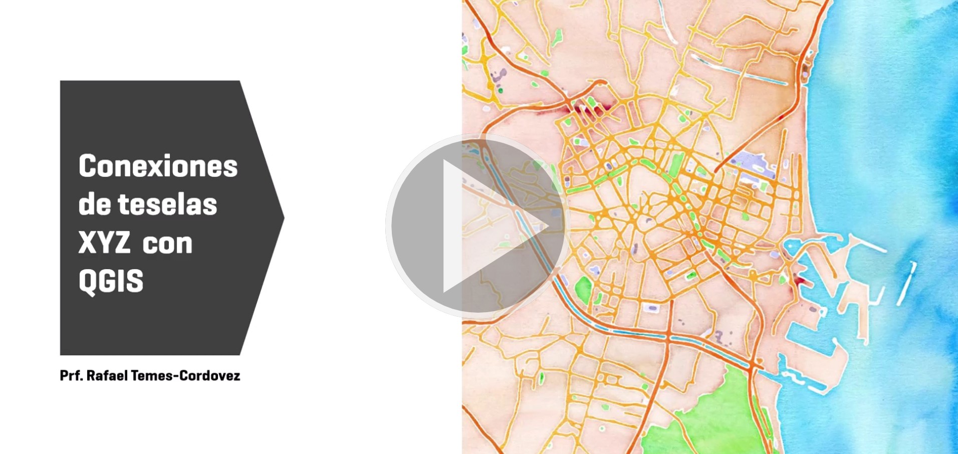 Conexiones de teselas XYZ con Qgis