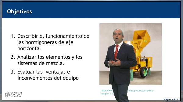 Hormigoneras con inversi�n de marcha y eje horizontal