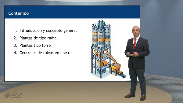 Plantas de hormig�n seg�n el almacenamiento de �ridos