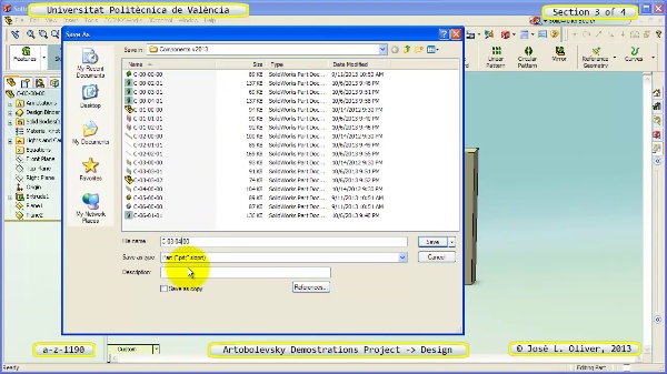 Creación Virtual Mecanismo a_z_1196 con Solidworks - 3 de 4