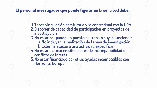 Qu personal puede figurar en la misma?