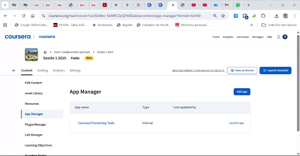 Crear app LTI en Coursera desde openedx