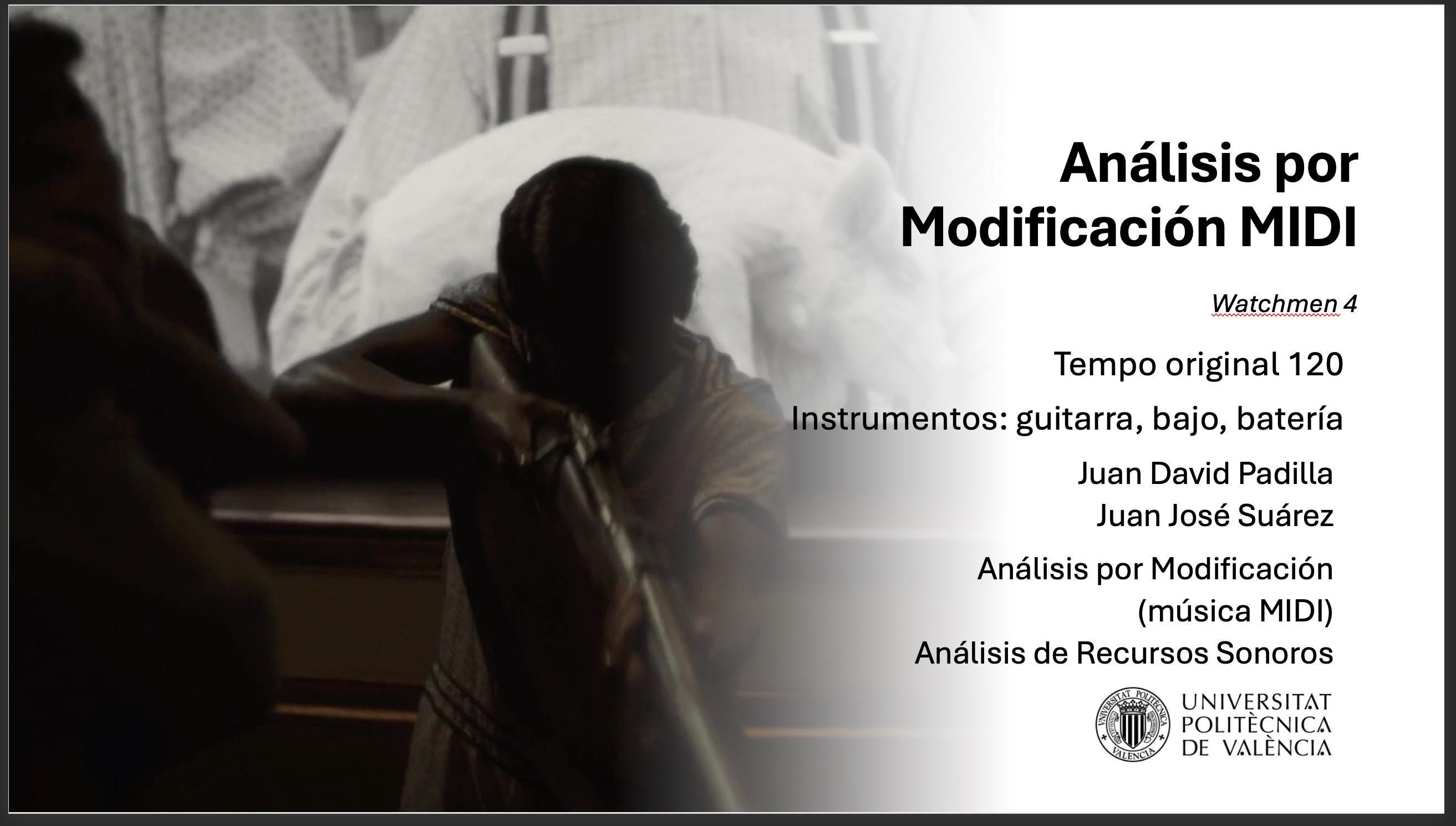 An�lisis por Modificaci�n MIDI