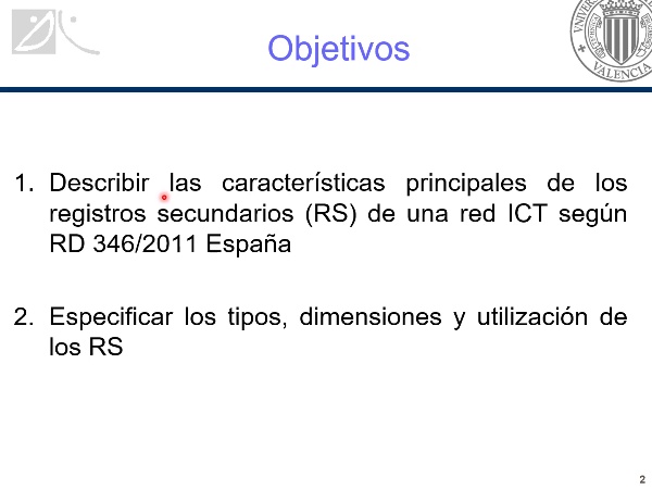 Registros secundarios en ICT