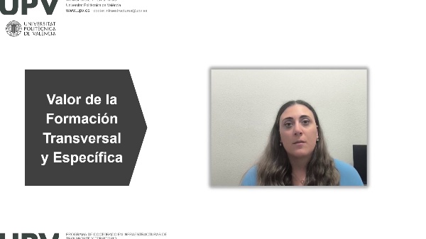 Proyeccin profesional de doctores egresados del Programa de Doctorado en Infraestructuras de Transporte y Territorio - Dra. Gloria Argente