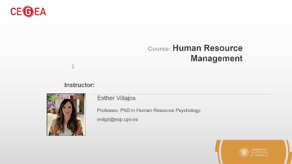 Introductory Video  Human Resources Management