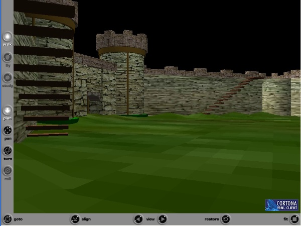 Navegador de ficheros VRML: Cortona 3D