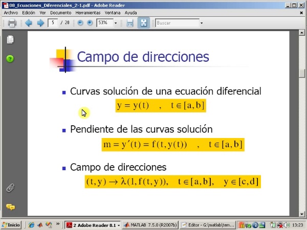 Tema 8. Ecuaciones diferenciales ordinarias. Método de Heun