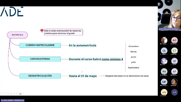 Charla informativa TFG FADE 2024/2025