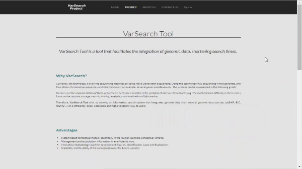 Varsearch project